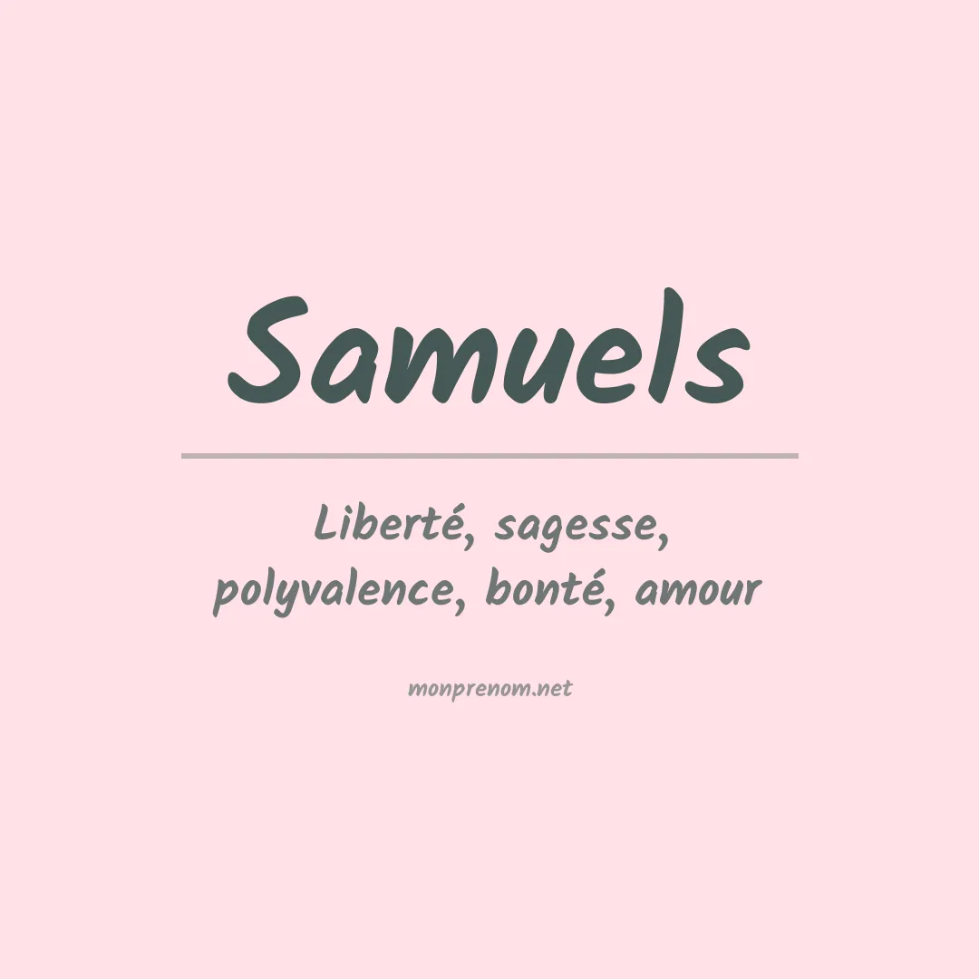 Prénom Samuels