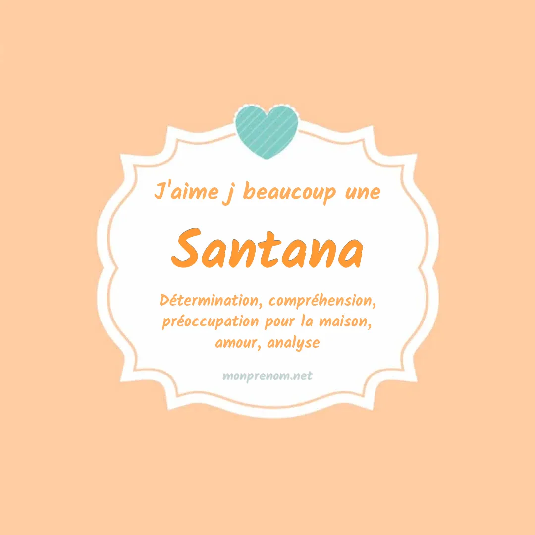 J'aime beaucoup Santana