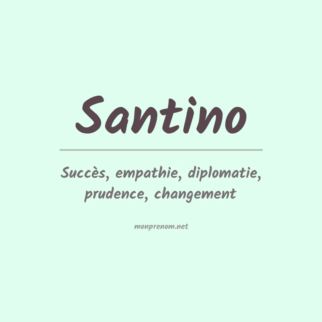 Prénom Santino