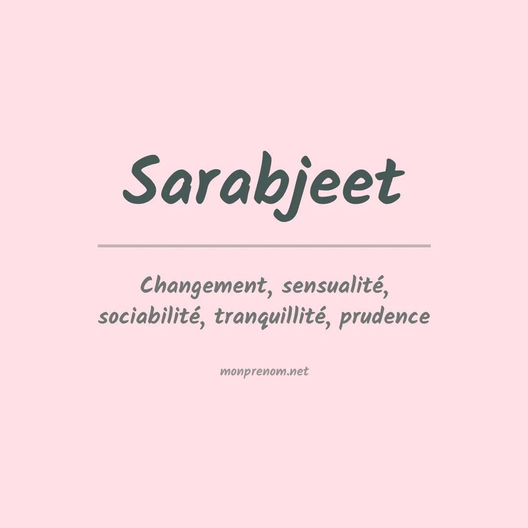 Prénom Sarabjeet