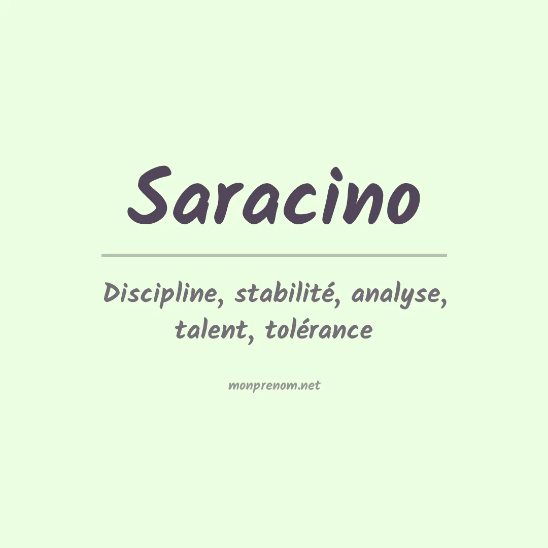 Prénom Saracino