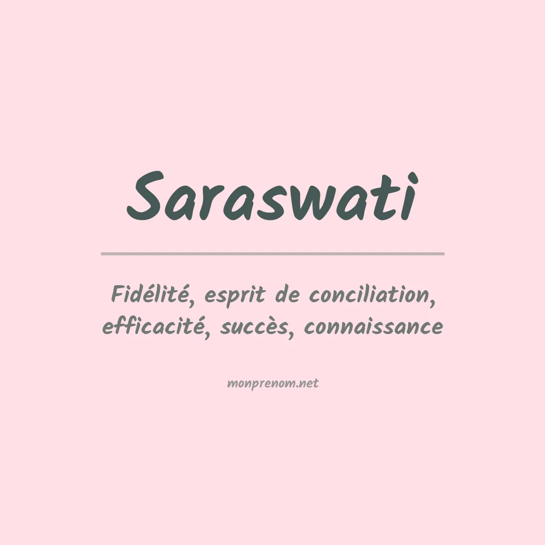 Prénom Saraswati