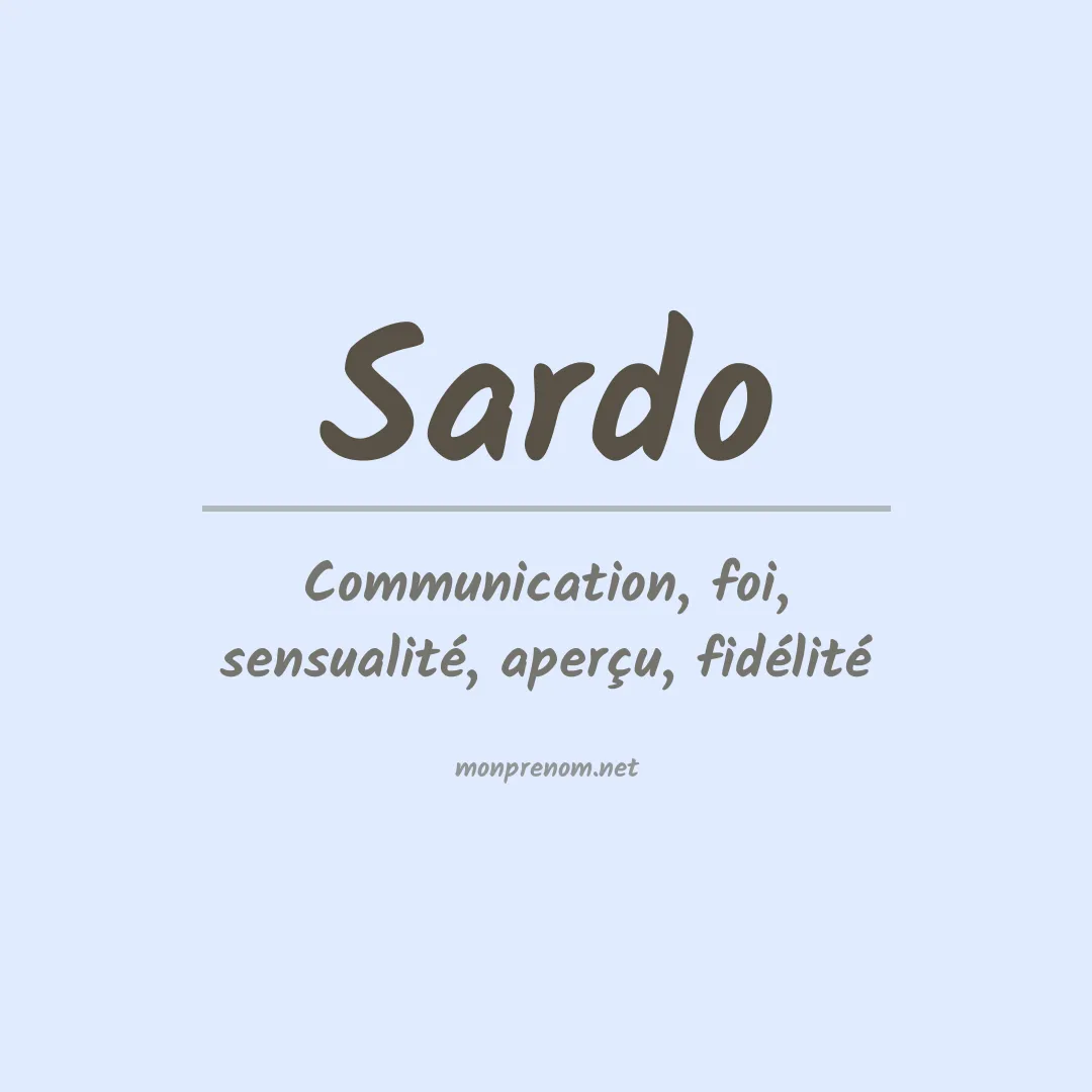 Prénom Sardo