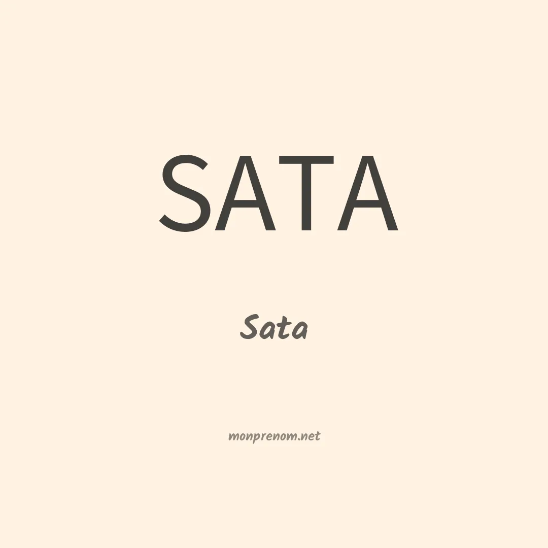 Sata en chinois