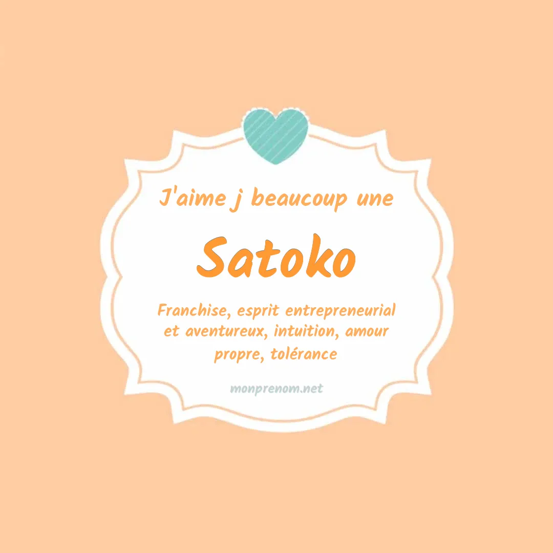 J'aime beaucoup Satoko