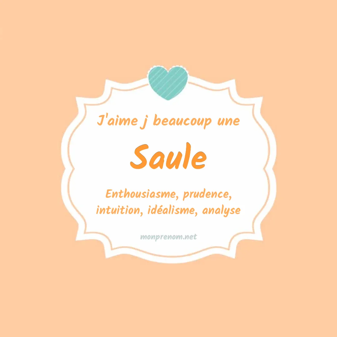 J'aime beaucoup Saule