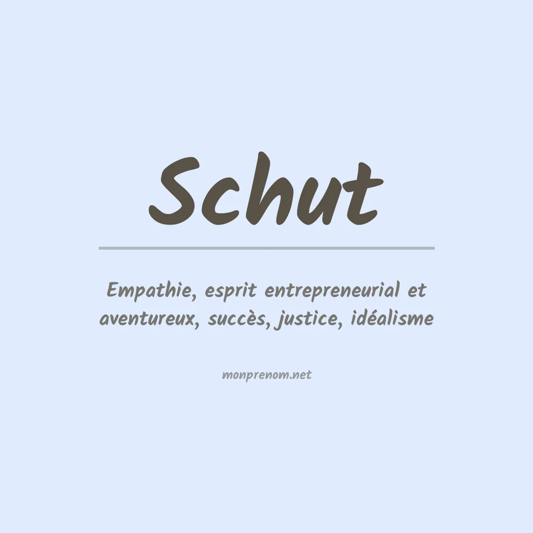 Prénom Schut