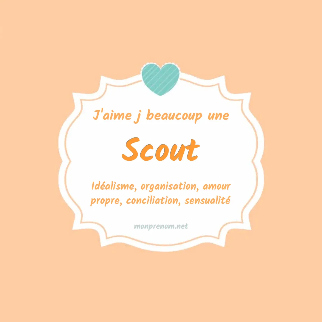 J'aime beaucoup Scout