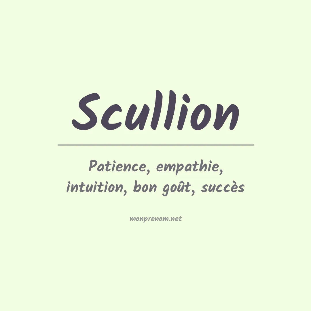 Prénom Scullion
