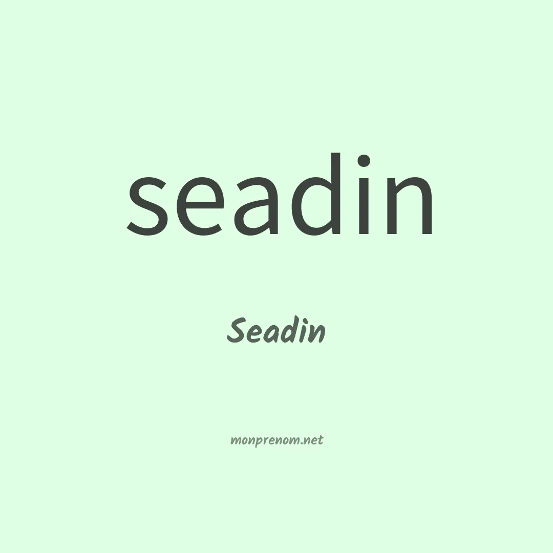Seadin en chinois