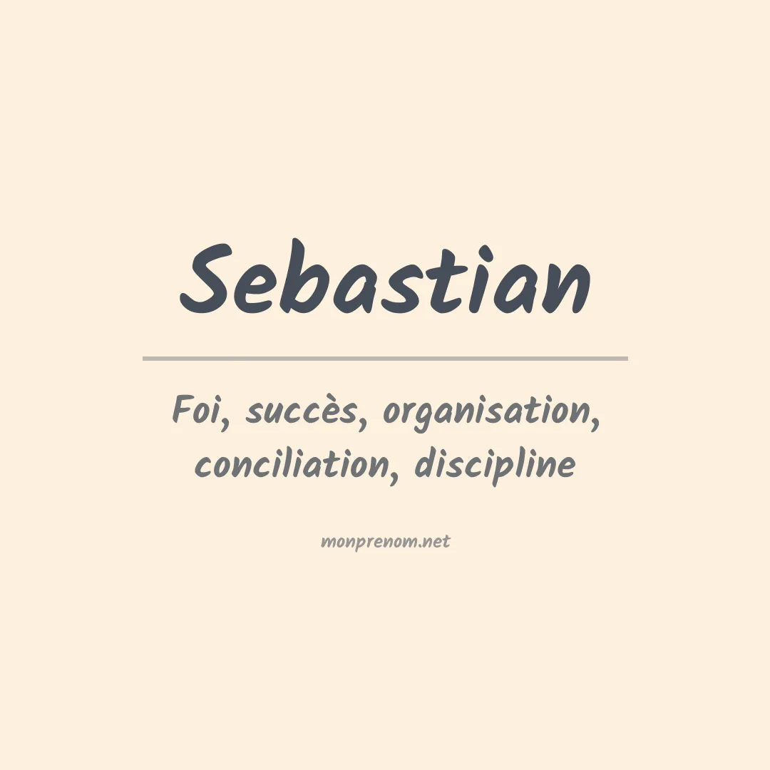 Prénom Sebastian