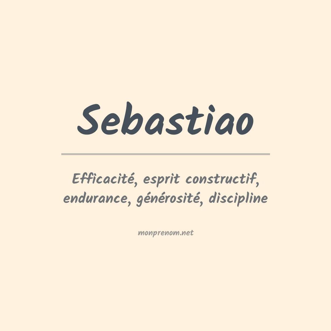 Signification du prénom Sebastiao