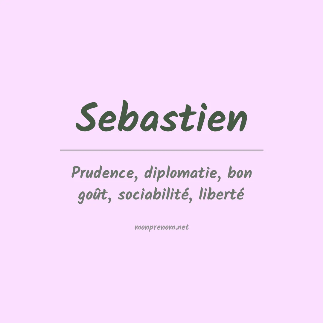 Prénom Sebastien