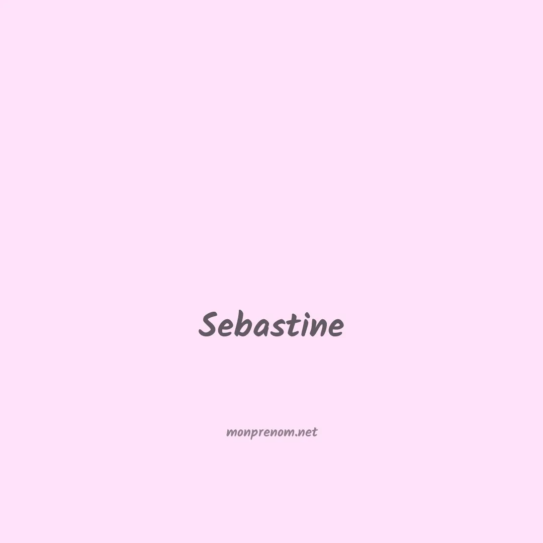 Sebastine en chinois
