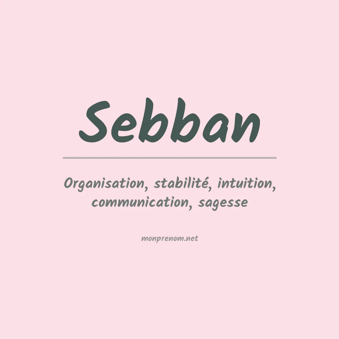 Prénom Sebban