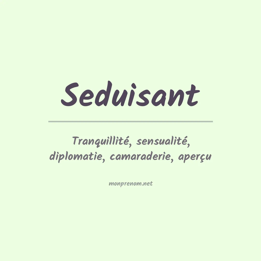 Prénom Seduisant