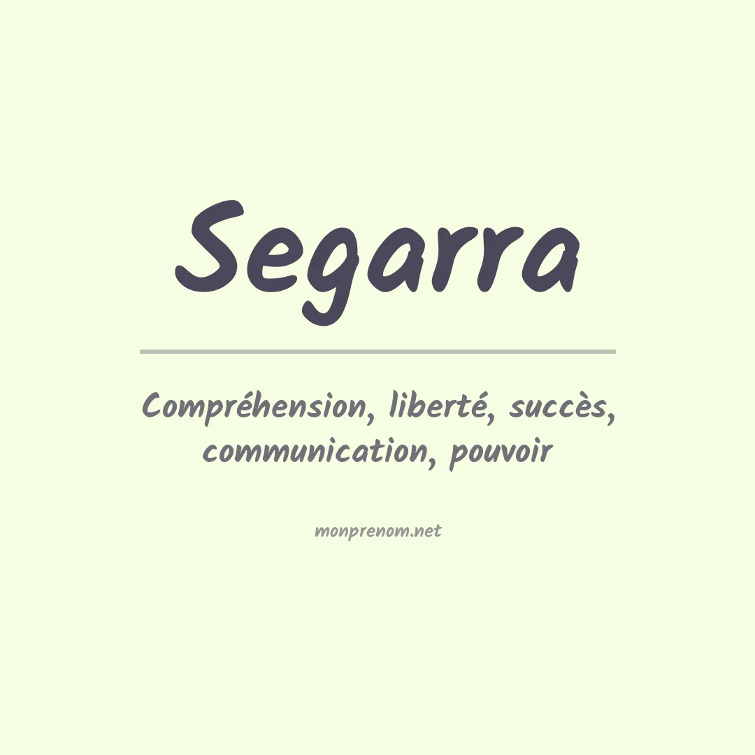 Prénom Segarra