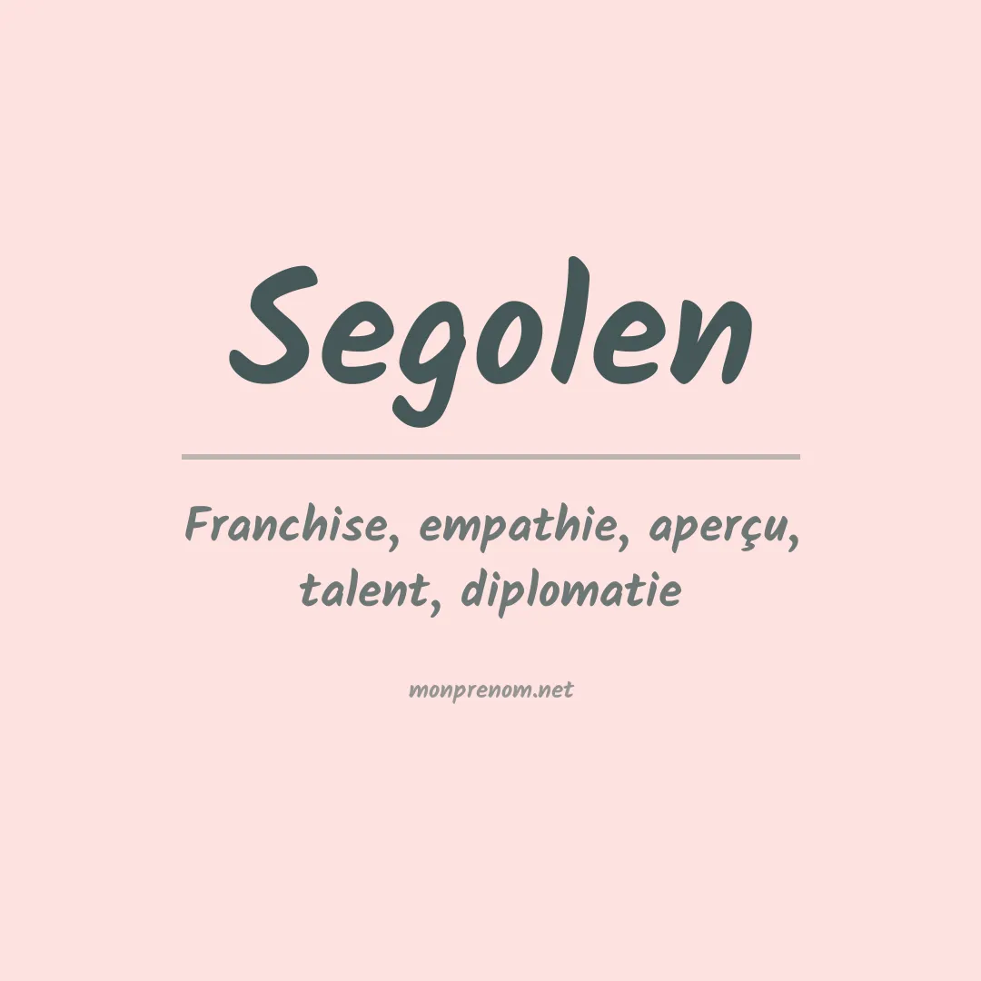 Prénom Segolen