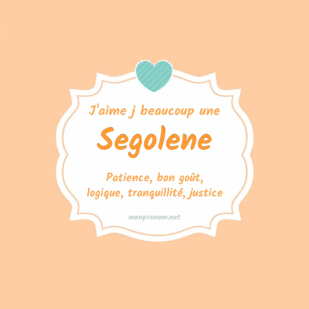 J'aime beaucoup Segolene