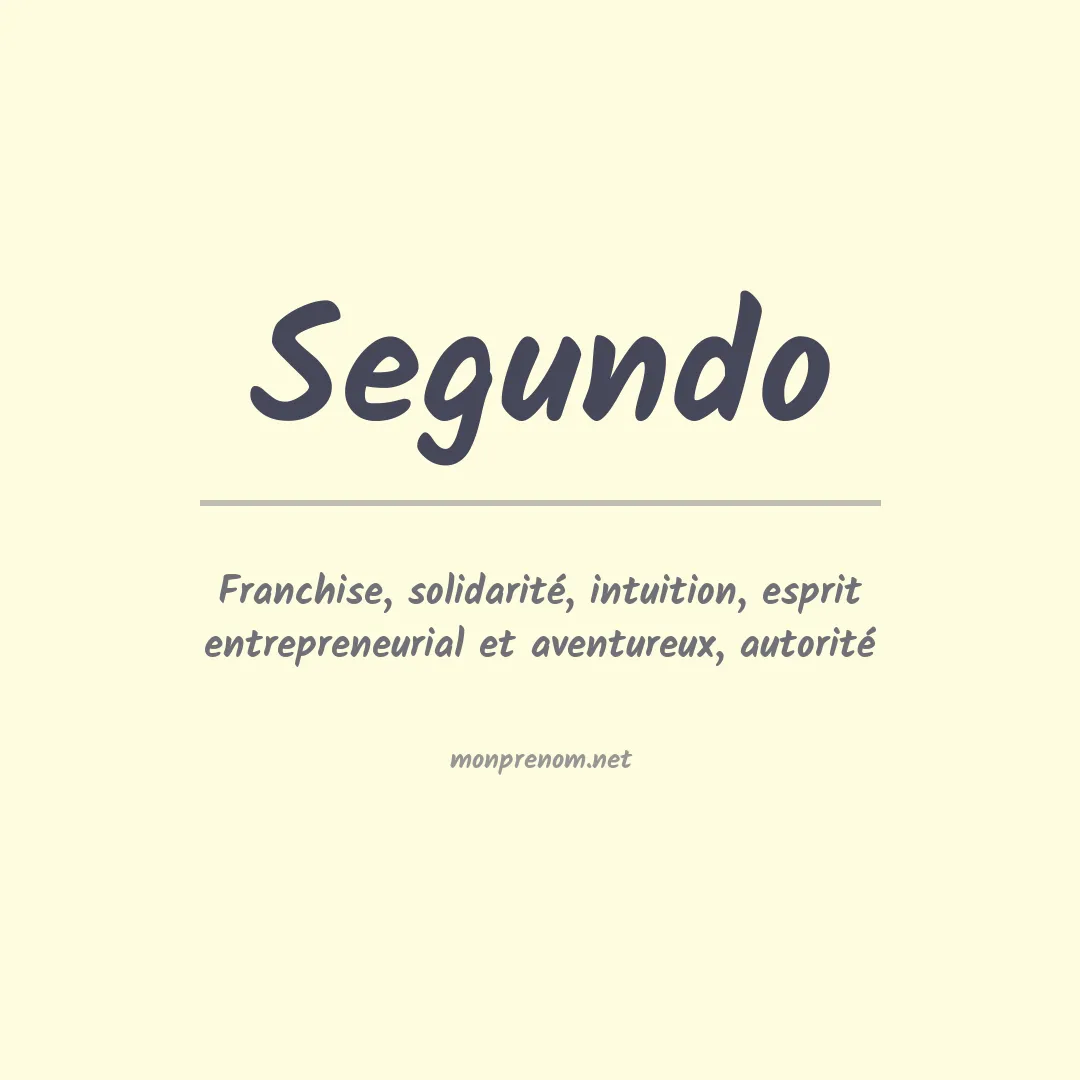 Prénom Segundo