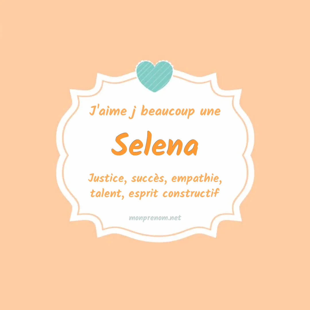 J'aime beaucoup Selena