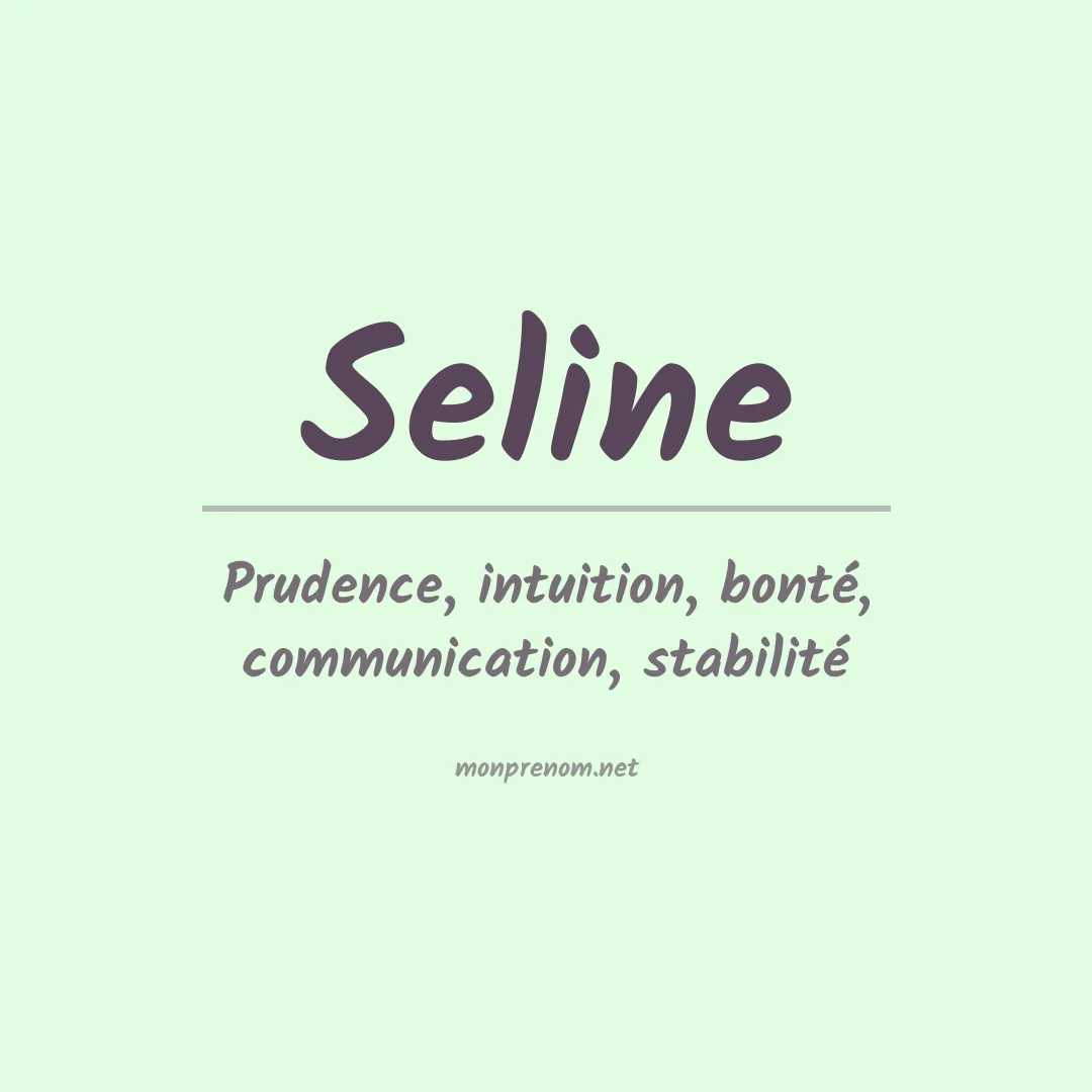 Prénom Seline
