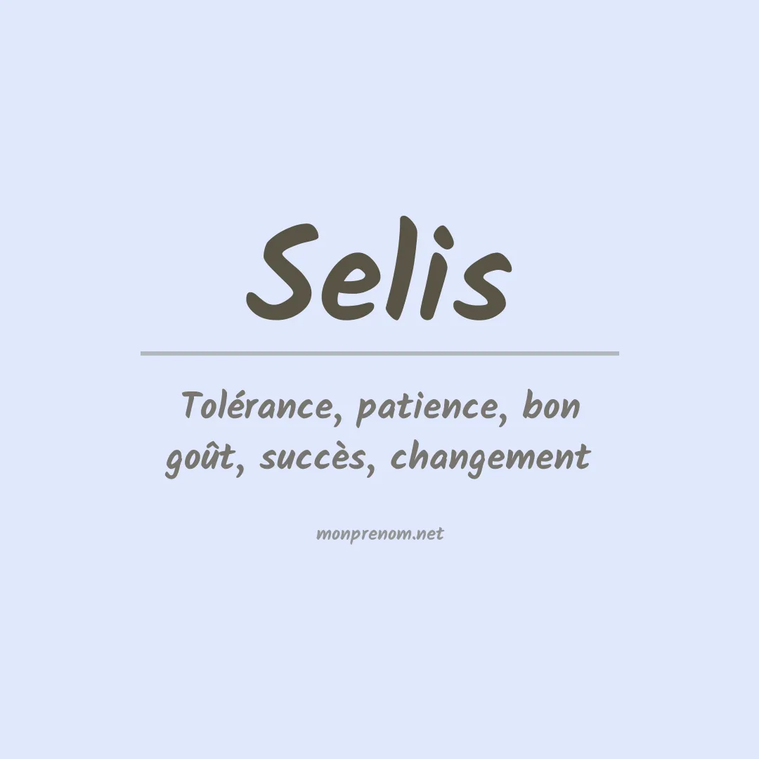 Prénom Selis