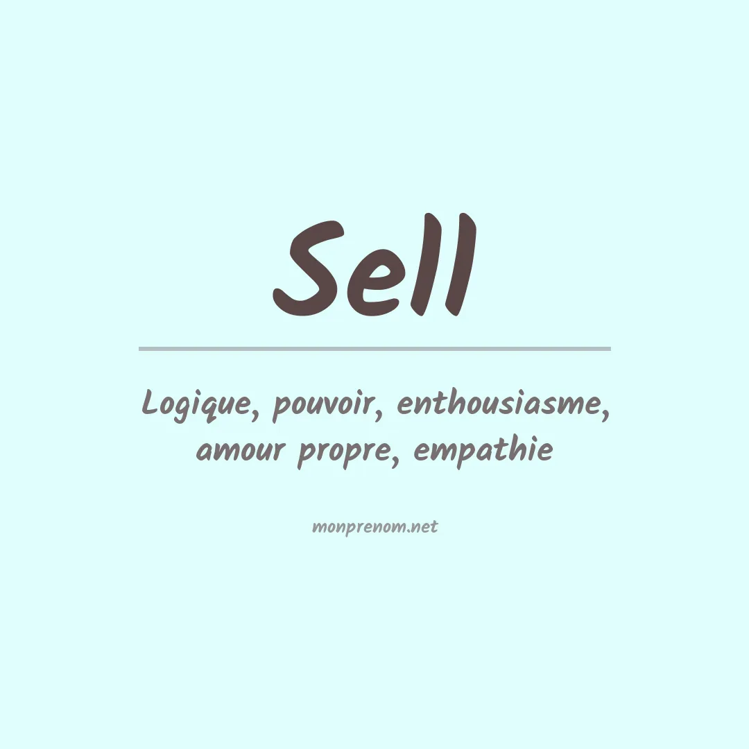 Prénom Sell