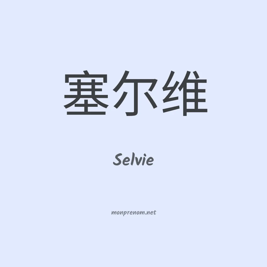Selvie en chinois