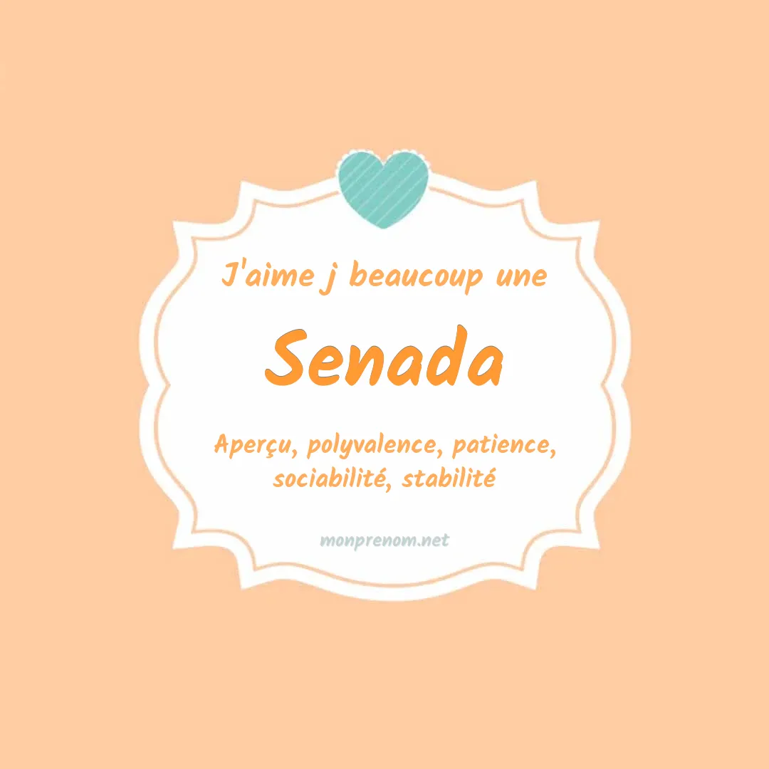 J'aime beaucoup Senada