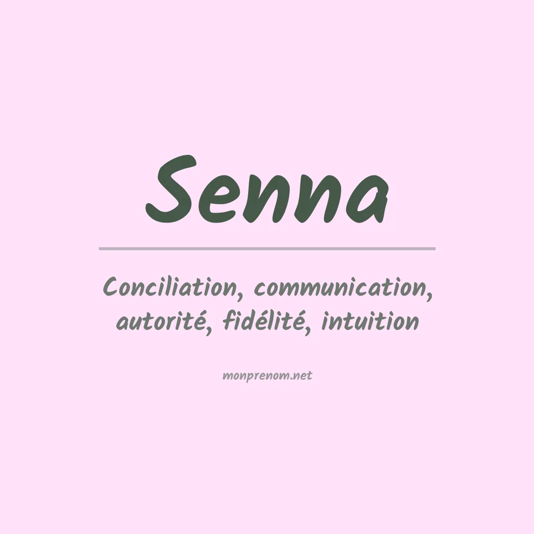 Prénom Senna