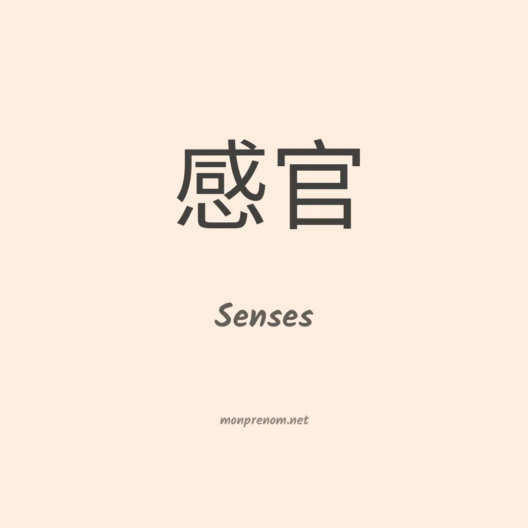 Senses en chinois