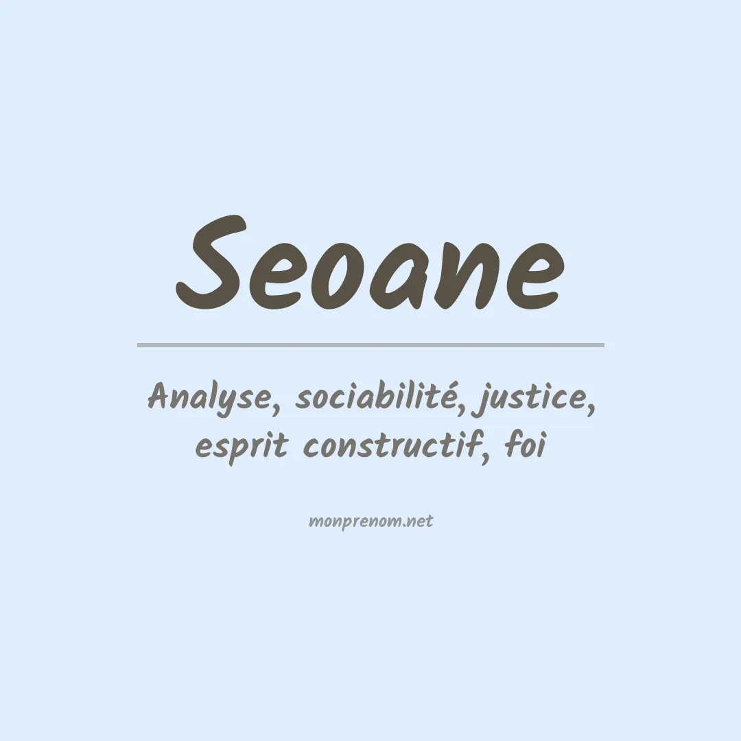 Prénom Seoane