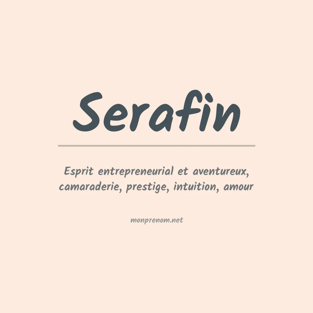 Prénom Serafin