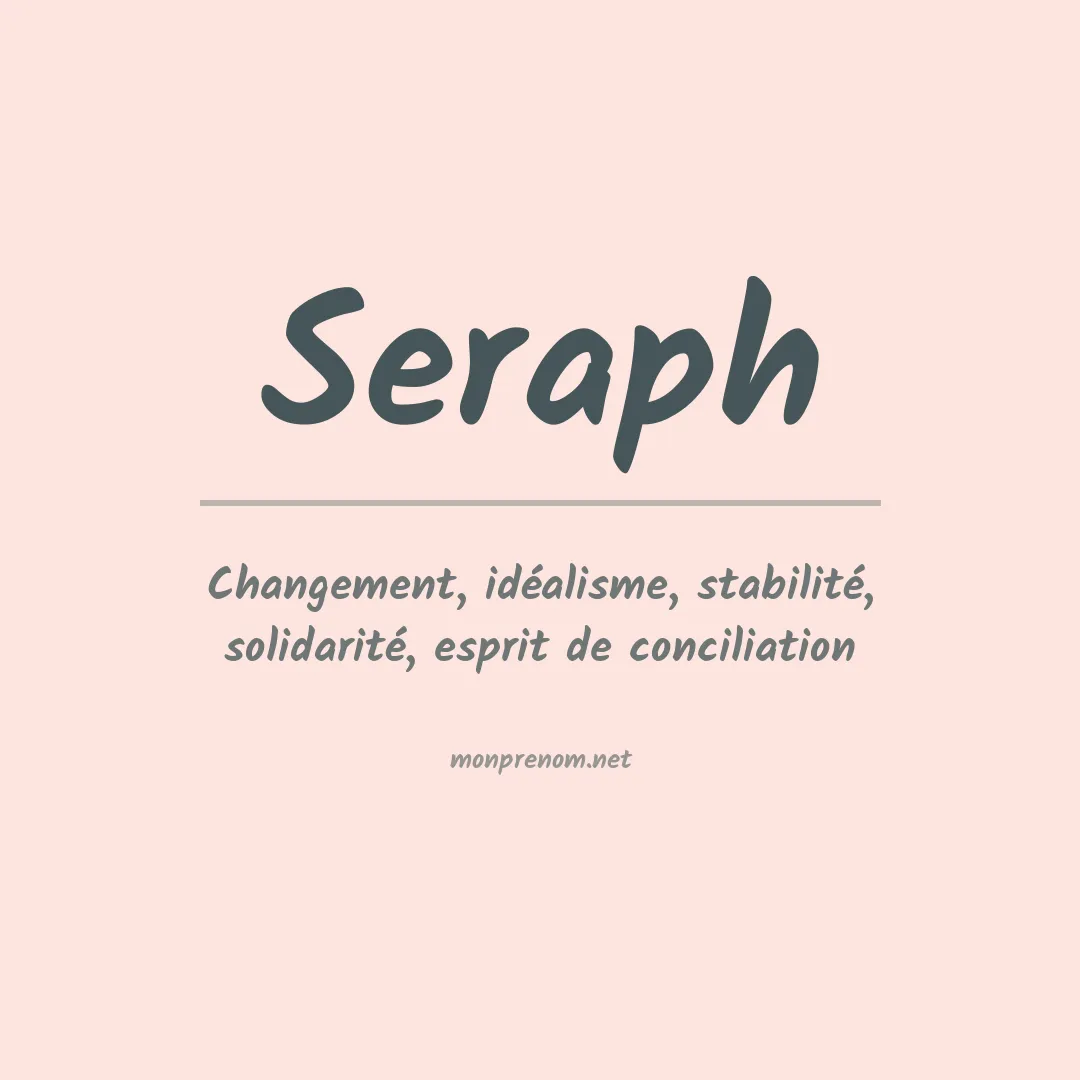 Prénom Seraph
