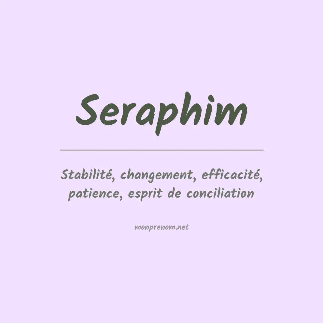 Prénom Seraphim