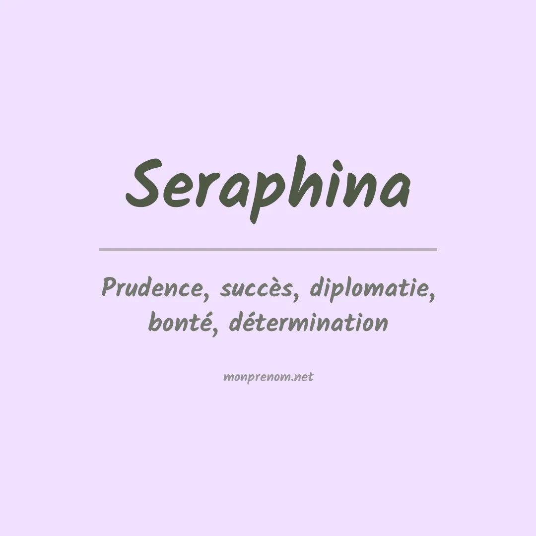 Signification du prénom Seraphina