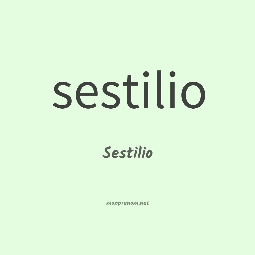Sestilio en chinois