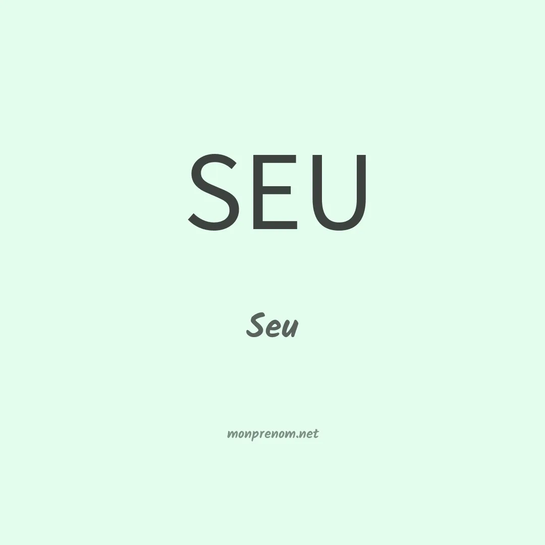 Seu en chinois