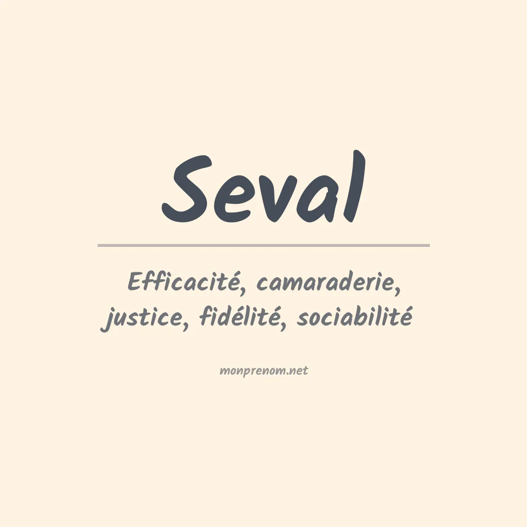 Signification du prénom Seval