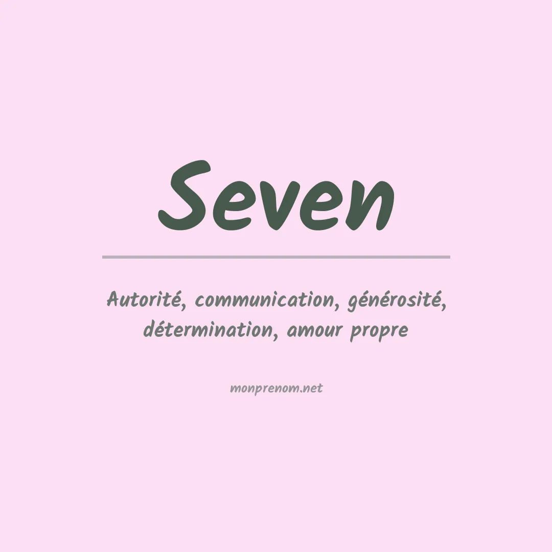 Prénom Seven