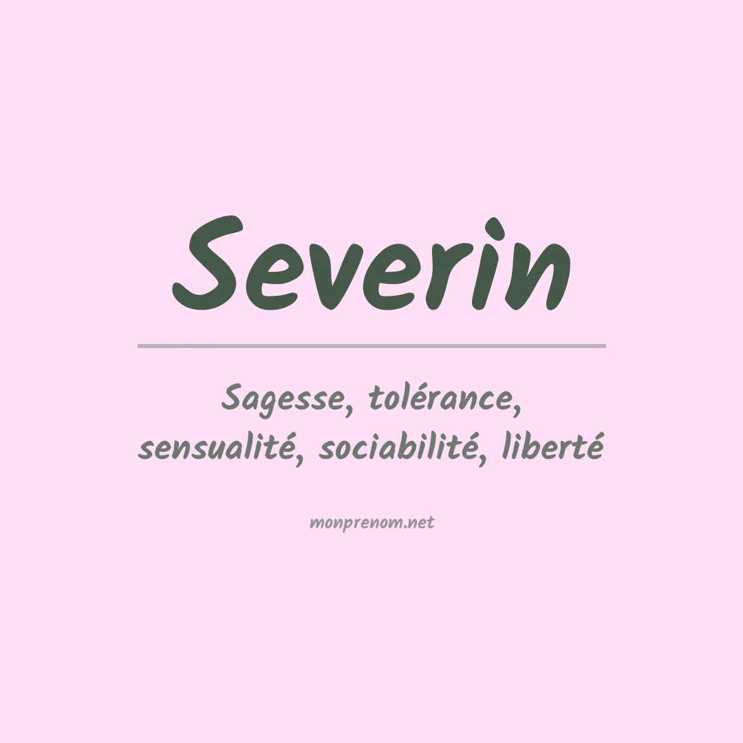 Prénom Severin