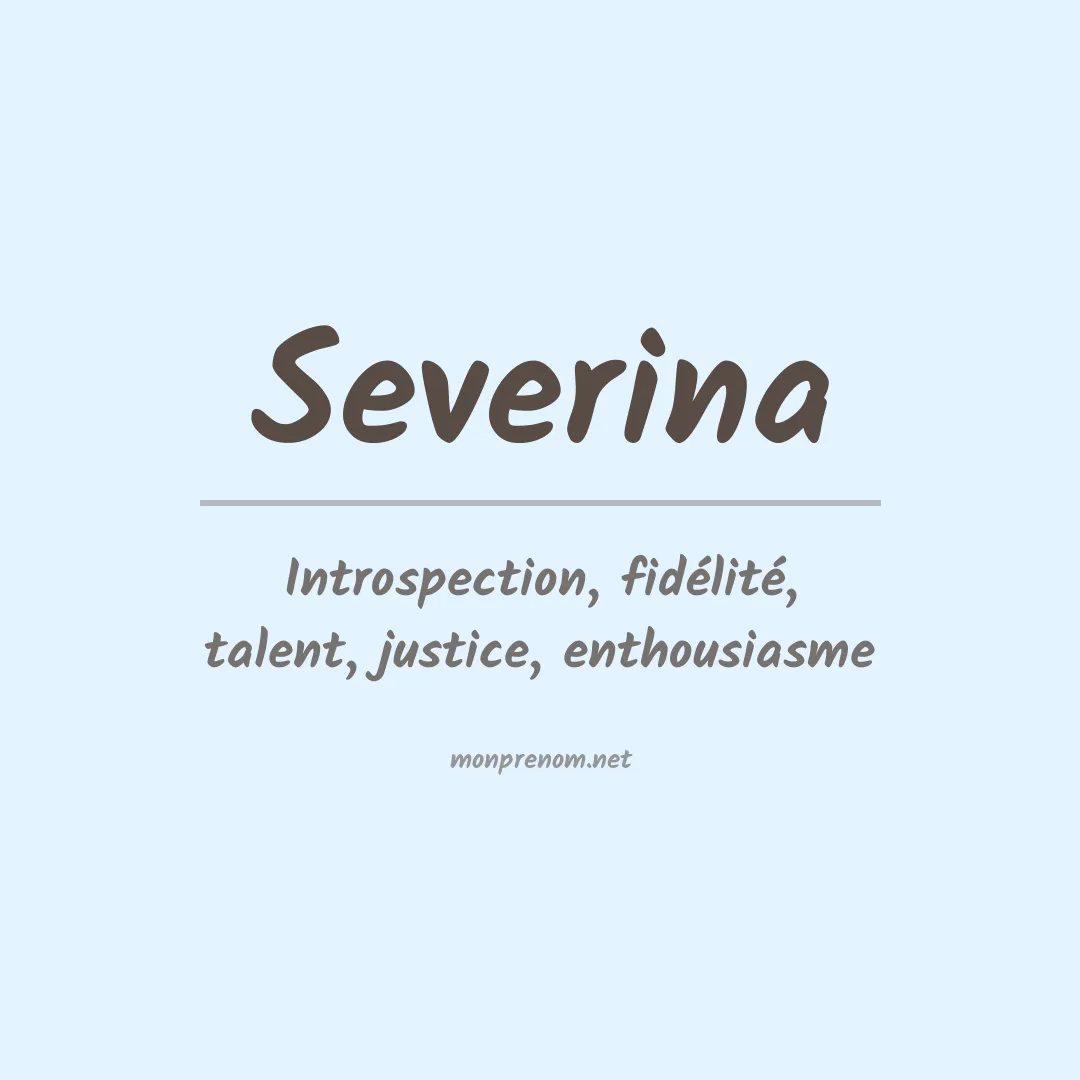 Prénom Severina