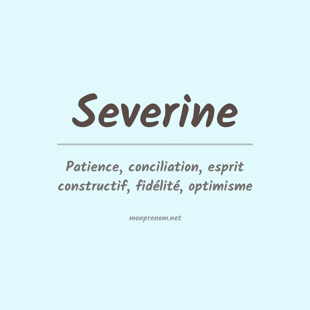 Prénom Severine
