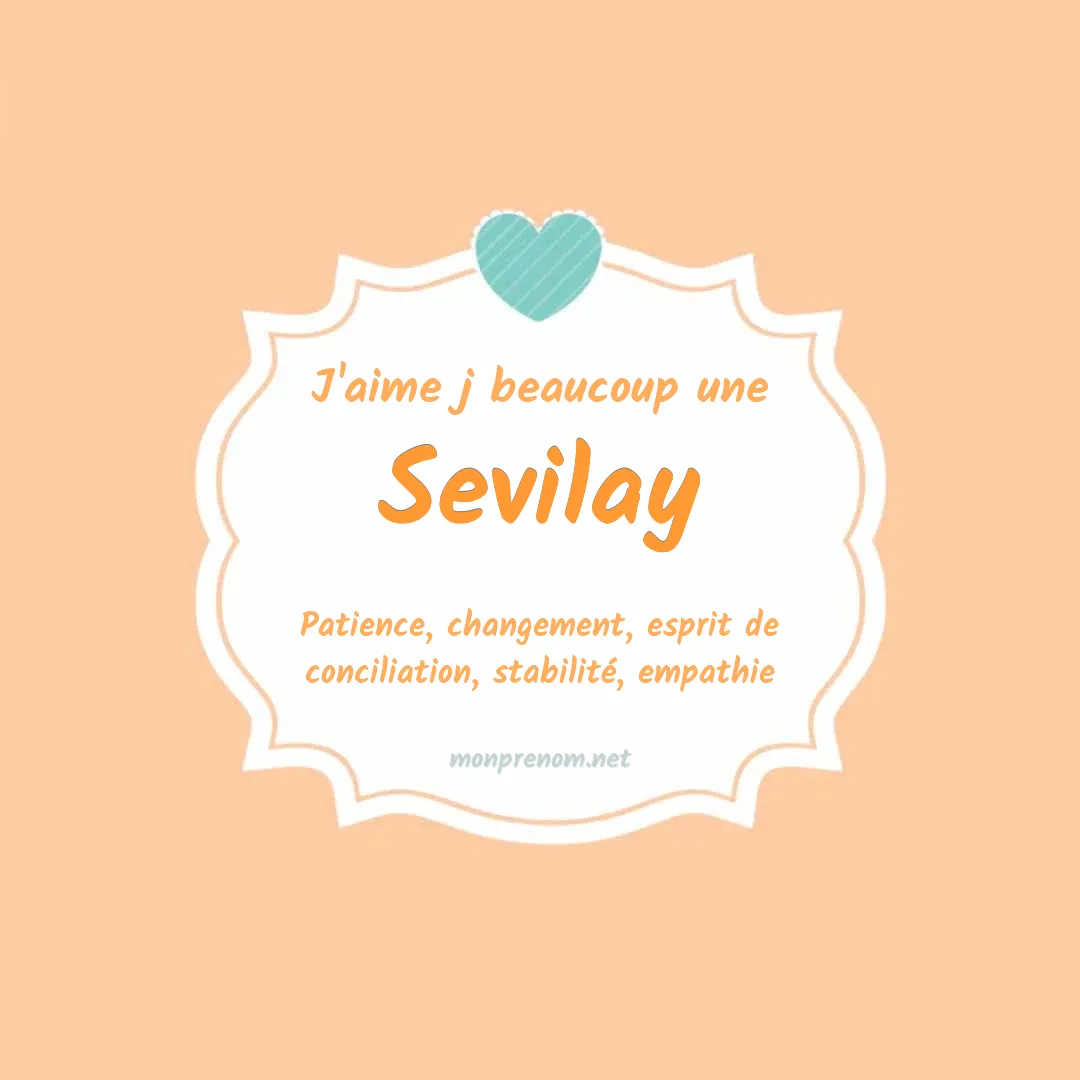 J'aime beaucoup Sevilay