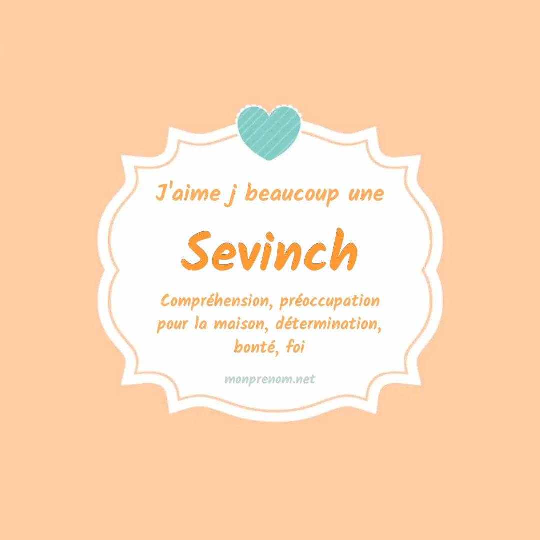 J'aime beaucoup Sevinch