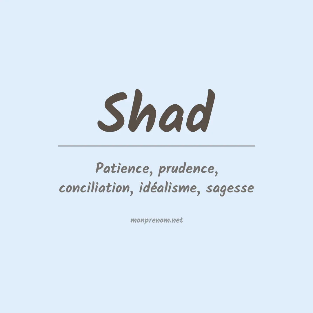 Prénom Shad