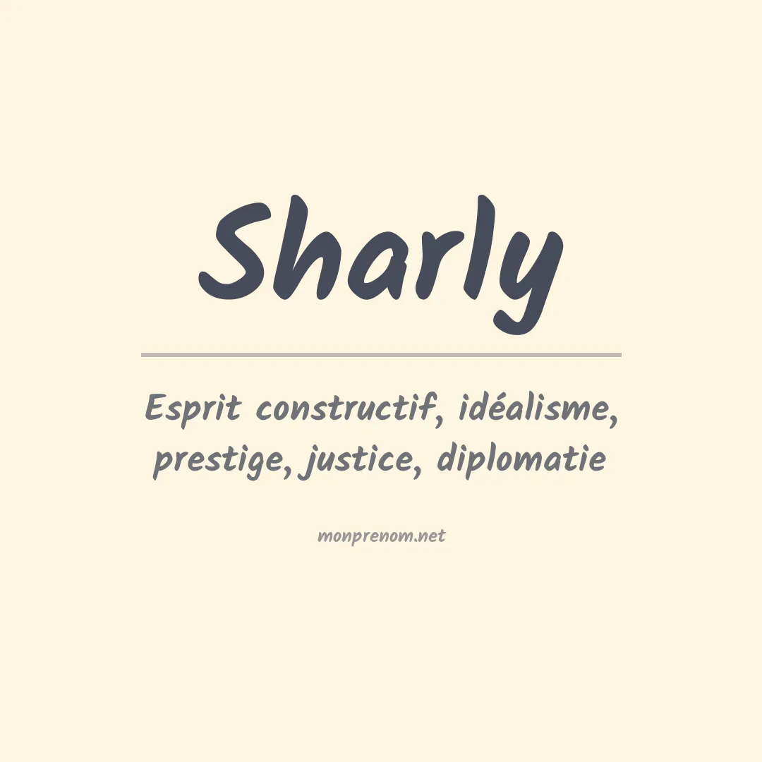 Prénom Sharly