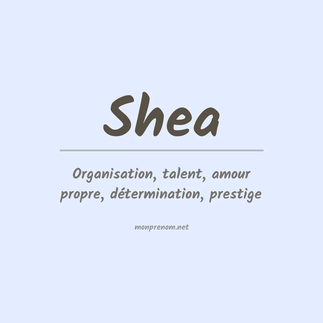 Prénom Shea