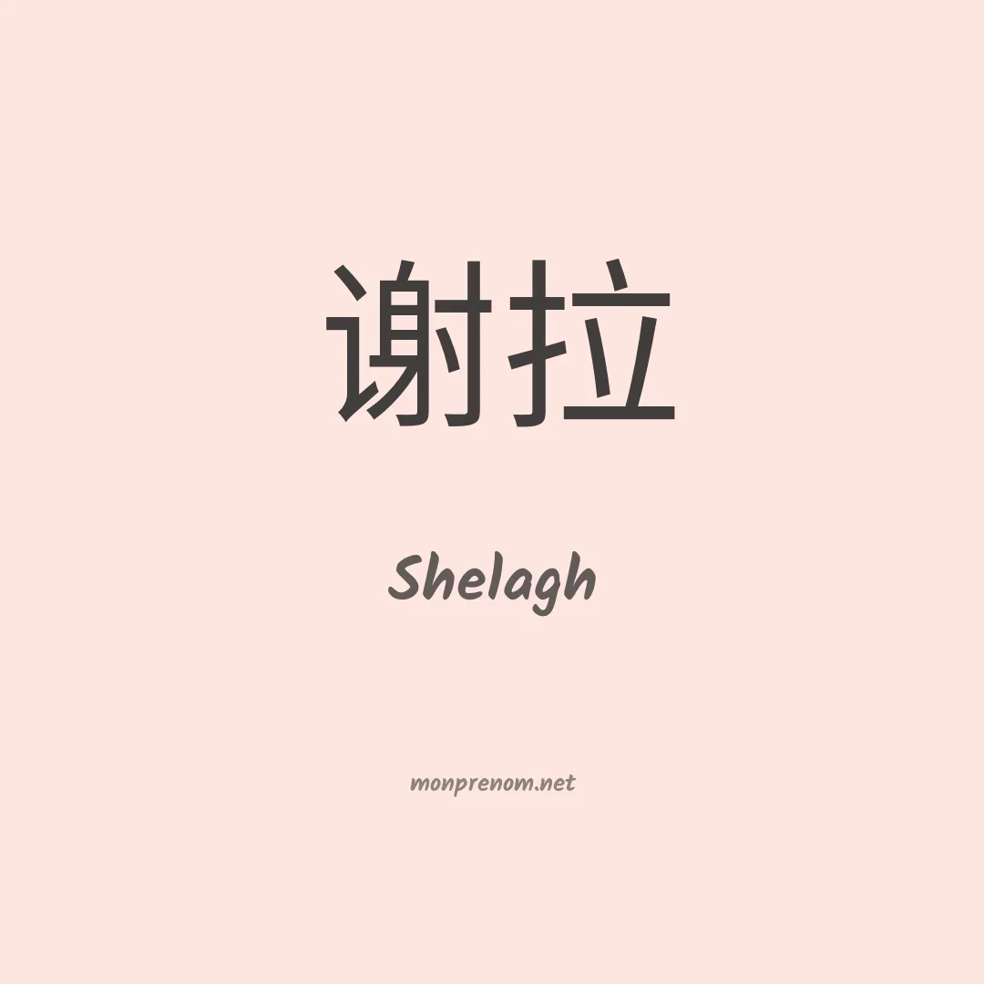 Shelagh en chinois